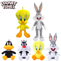New 20cm Original Looney Tunes Bugs Bunny Plush Toy Classic 32cm Tweety Q Series Lola Bunny Daffy Cartoon Peluche