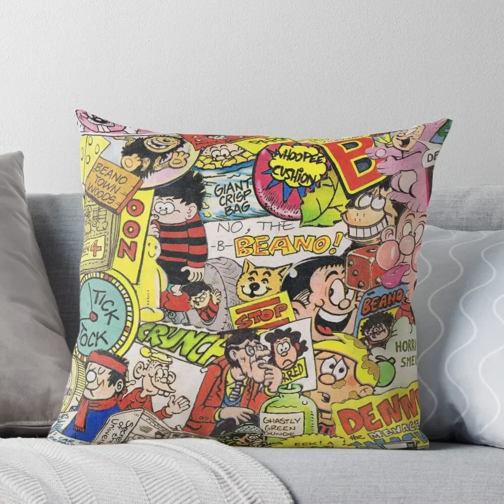 Beano Throw Pillow Pillow Cases Decorative Pillow Cases Custom Cushion Photo Christmas Covers