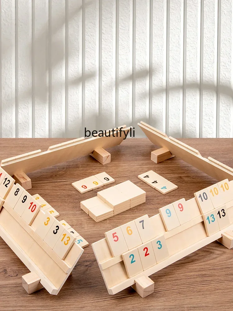 Mahjong cartão de jogo mesa multiplayer quebra-cabeça kara cartão segredo casual festa versão deluxe brinquedo