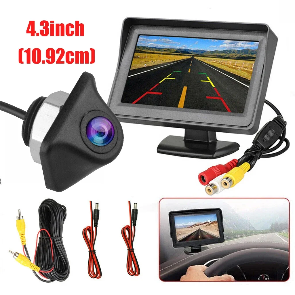 

4.3 inch TFT LCD Car HD Monitor Reverse Camera Security Display for Reverse Backup Parking Camera Drive Recorder