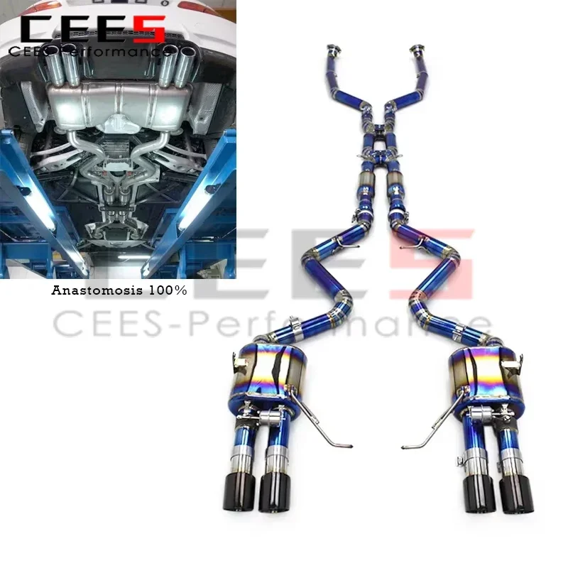 cees Performance Titanium Exhaust for BMW M3 E90 E92 E93 4.0L 2007-2013 Tuning Control Valve Catback Exhaust System Assembly