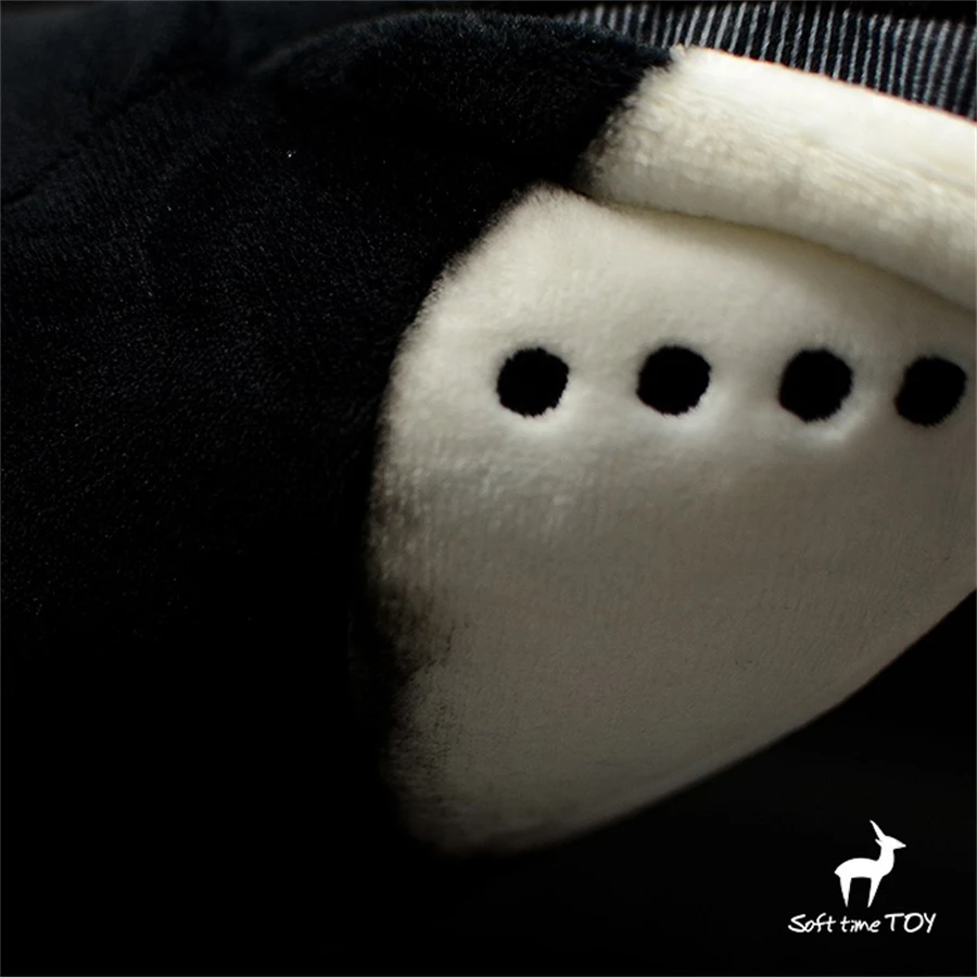 Bowhead Whale High Fidelity Anime Cute Plushie Humpback Right Whale Plush Toys Lifelike Animals Simulation Stuffed Doll Kawai