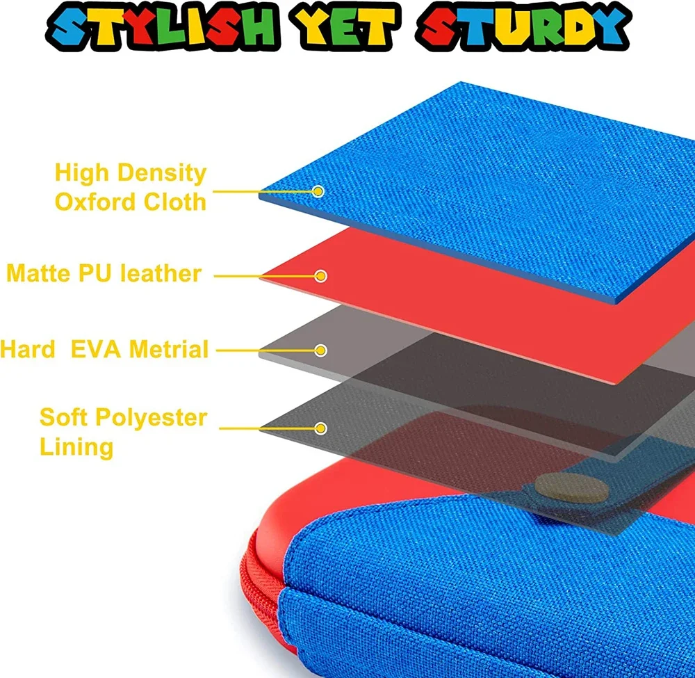 إيفا تخزين غطاء واقٍ مزخرف لهاتف آيفون لنينتندو سويتش OLED واقية حمل غطاء شل لملحقات ألعاب نينتندو سويتش 3 ألوان