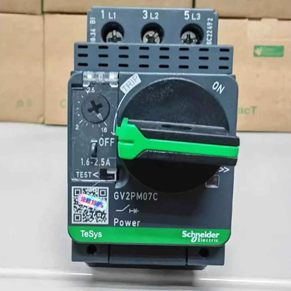 Original Schneider Electric Din Rail Product Smart Home GV2-PM07C Motor Circuit Breaker Protection GV2PM07C 1.6-2.5A 3P Relay