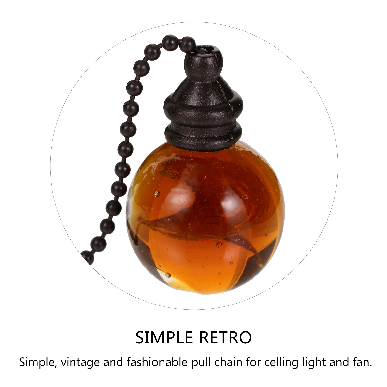 

Extension Chain for Ceiling Fan Cord The Pull Switch Extender Light Lamp Replacement Retro Decor