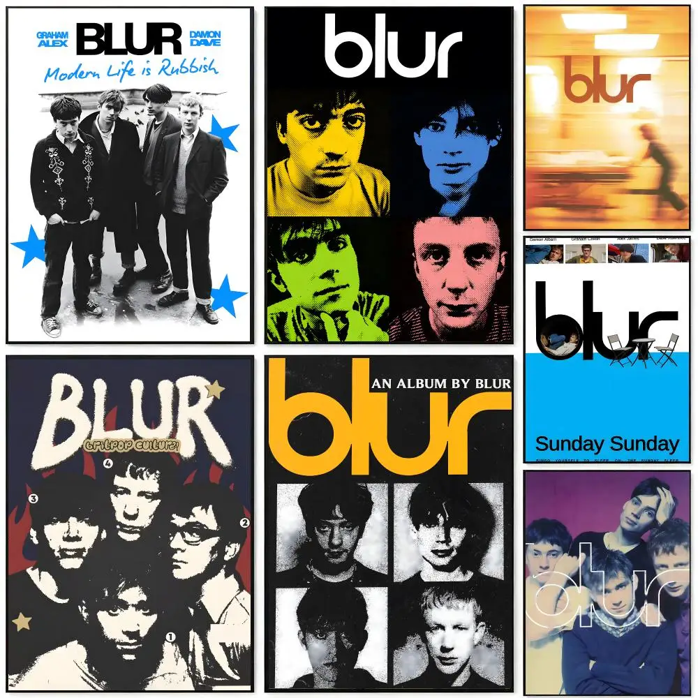 Blur Poster HD Waterproof Self-Adhesive Wall Art – Multi-Scene Use, Top Gift Pick