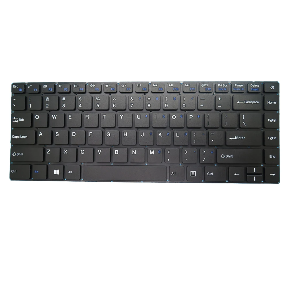 

Клавиатура для ноутбука Greatwall DITECMA MLP2092R, США, черная, без рамки