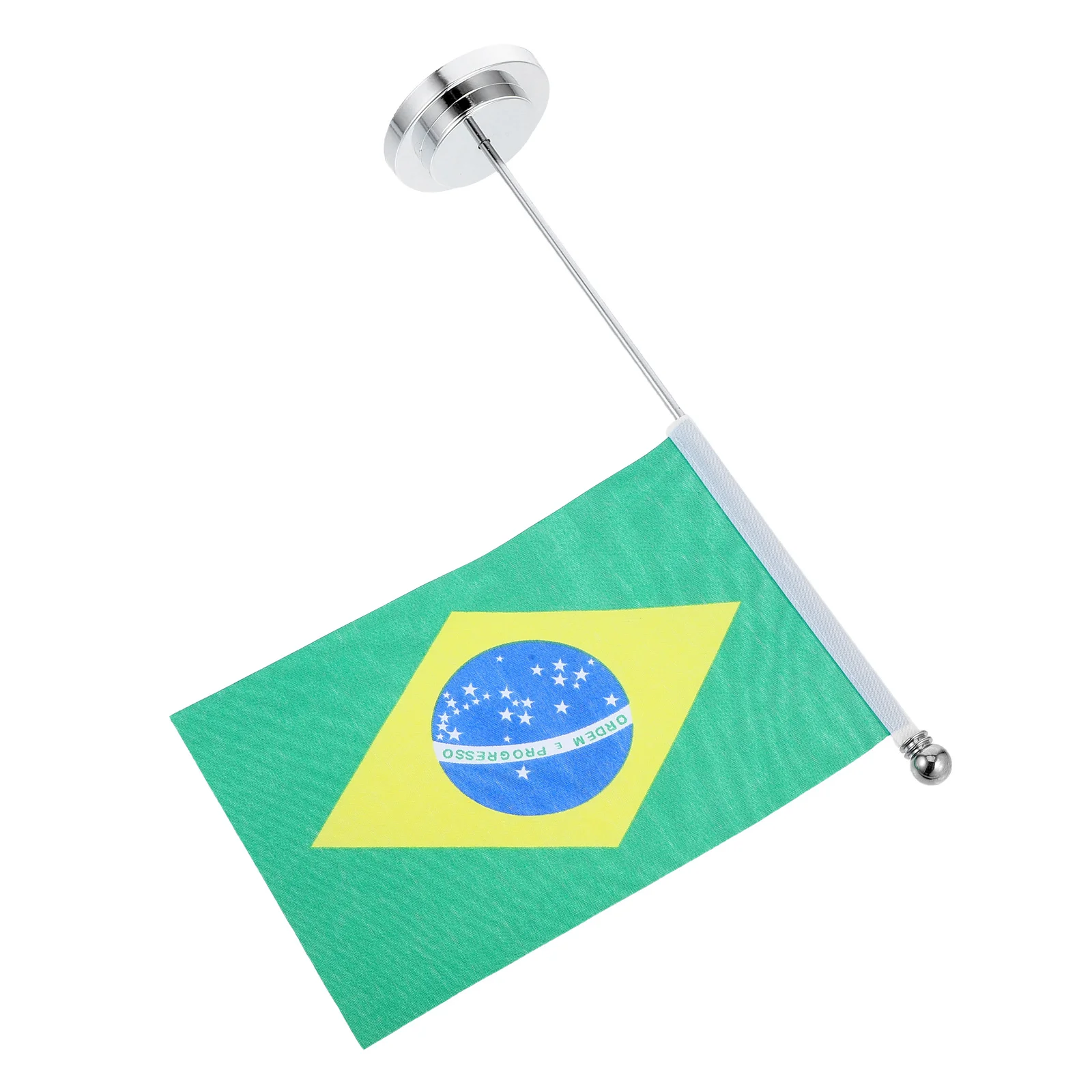 

1pcs Brazil Desk 30X45Cm Polyester Small Table For Home Hotel Restaurant Decoration Flag Display Stand Mini Desk Flag Holder