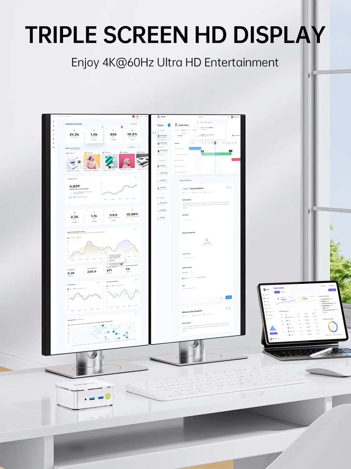 GMK Mini PC, G10 Ryzen 5 3500U (Beats N150/N97), 16GB RAM 512GB SSD 2.5GbE NIC LAN Computadores de mesa Escritório Home Business HTP