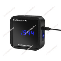 Tuya ZigBee WIFI Smart Illuminometer Temperature Humidity Sensor LED Display APP Control Lux Meter For Alexa Google Home