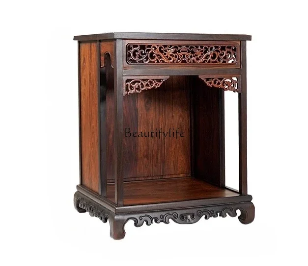 

ls 27 Solid wood Buddhist niche cabinet can be wall-mounted household Buddhist hall Guanyin God of Wealth worship seat