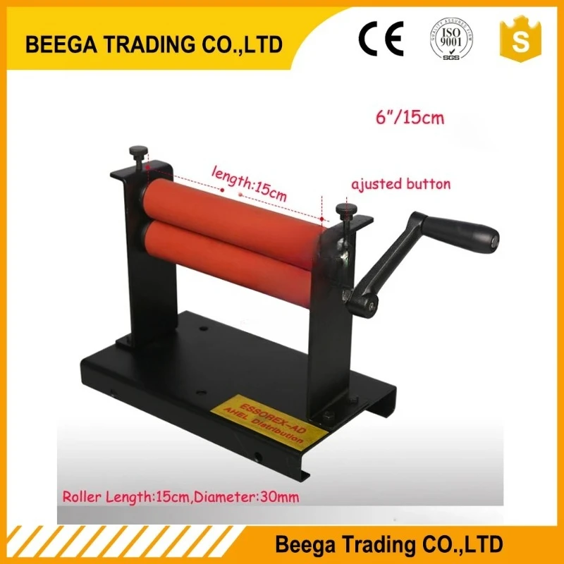

6" 150mm Manual Desk Type Laminating Machine Photo Vinyl Protect Rubber Cold/Hot Mounting Laminator