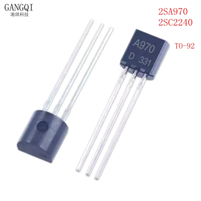 100Pcs 2SA970 2SC22…