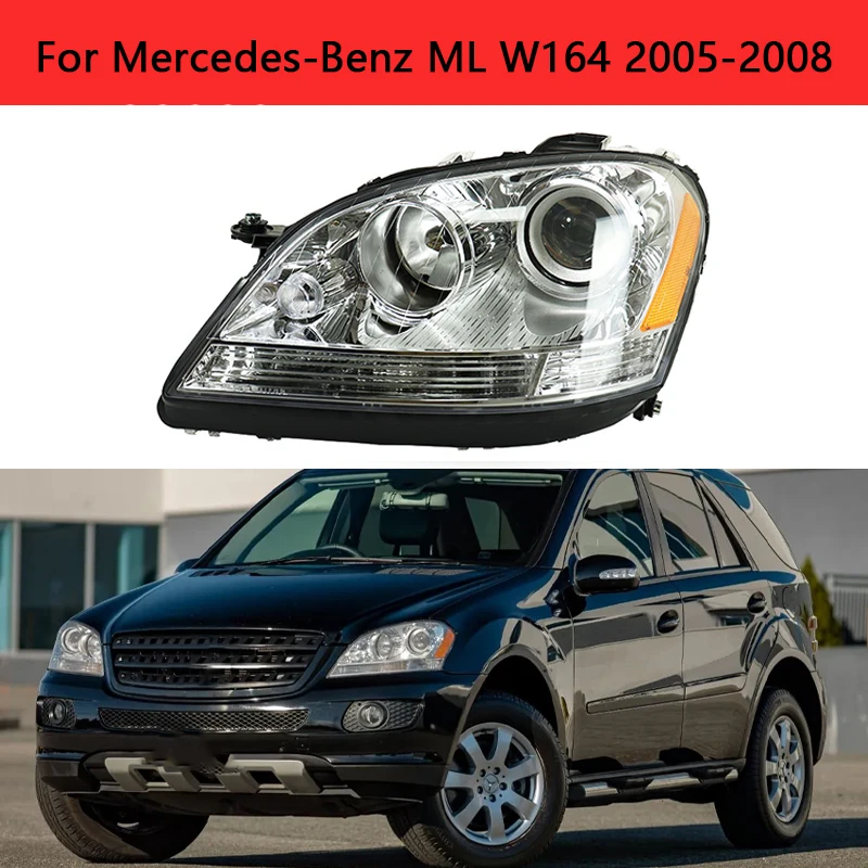 

Car Accessories Front Headlight Head lamp Daytime Running Light No Bulb For Mercedes-Benz ML W164 2005 2006 2007 2008 US Version