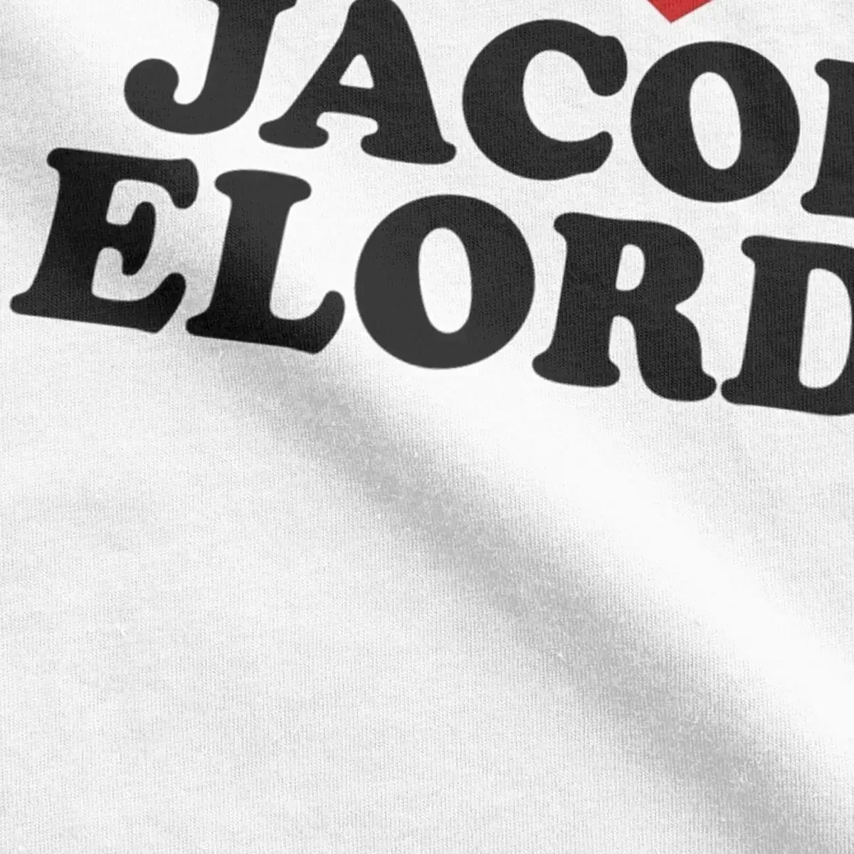 تي شيرت رجالي بتصميم i love ben elordi ، أكمام قصيرة ، رقبة مستديرة ، قطن ، طراز عتيق ، حجم كبير