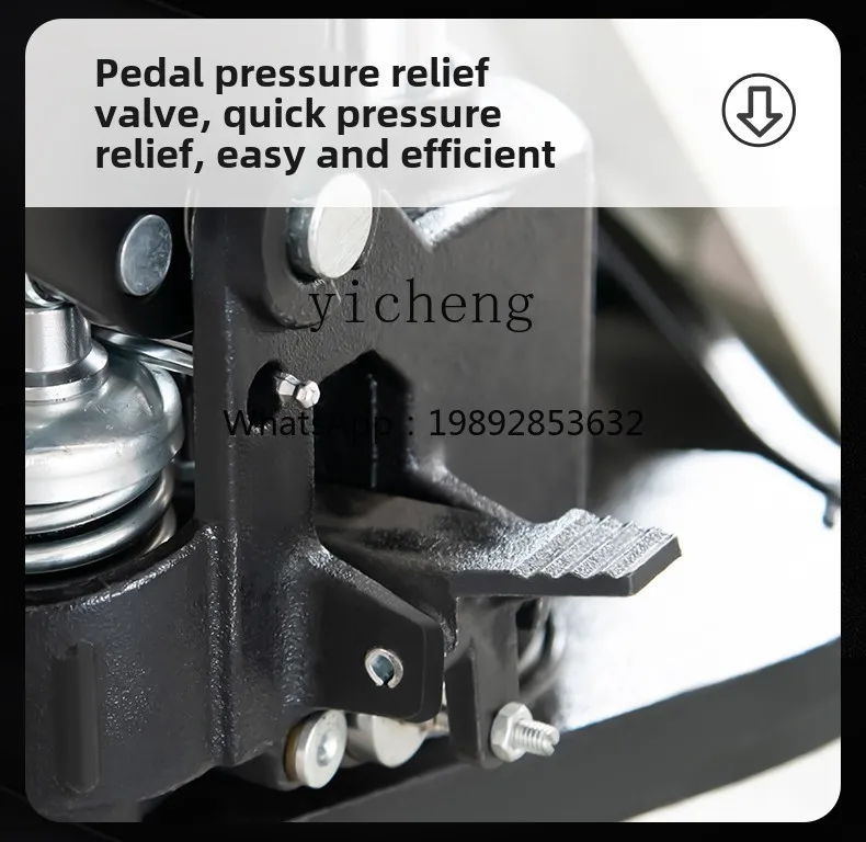 رافعة شوكية يدوية ممتدة شاحنة هيدروليكية شاحنة رفع الأرض الماشية البليت التراص وتفريغ شاحنة 2.5T