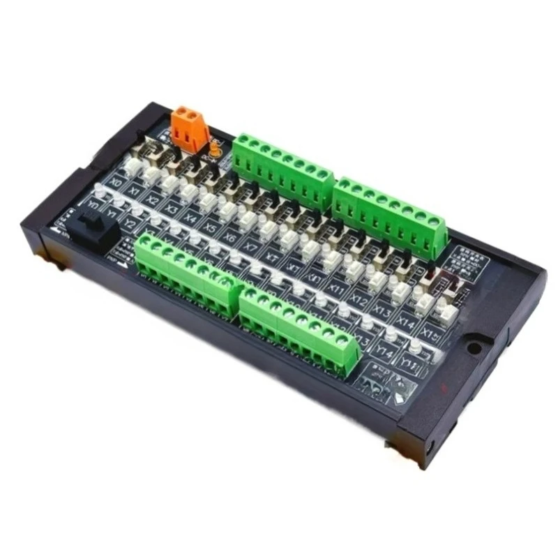 PLC Test Board 16-channel Input and Output Debugging Module Is Compatible with NPN/PNP Key Board