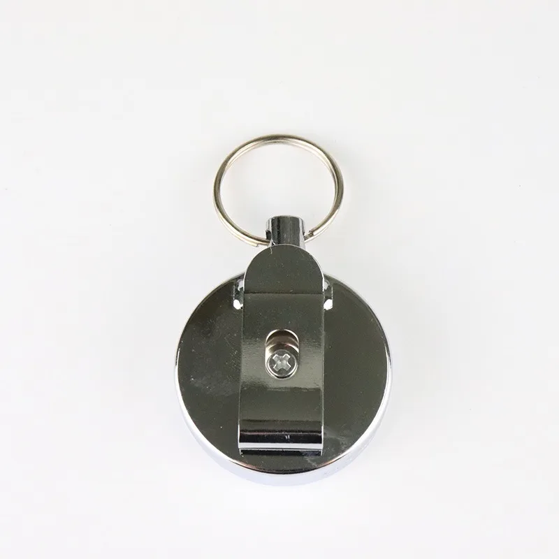 

Высокоэластичный телескопический стальной тросик-брелок, легко вытягивающийся, с защитой от потери и кражи, портативный