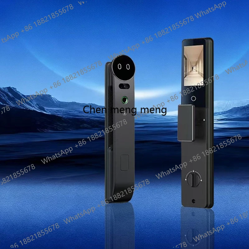 

Голосовой автоматический замок с функцией распознавания отпечатков пальцев, домашний противоугонный замок, умный дверной замок для входной двери, замок с паролем.