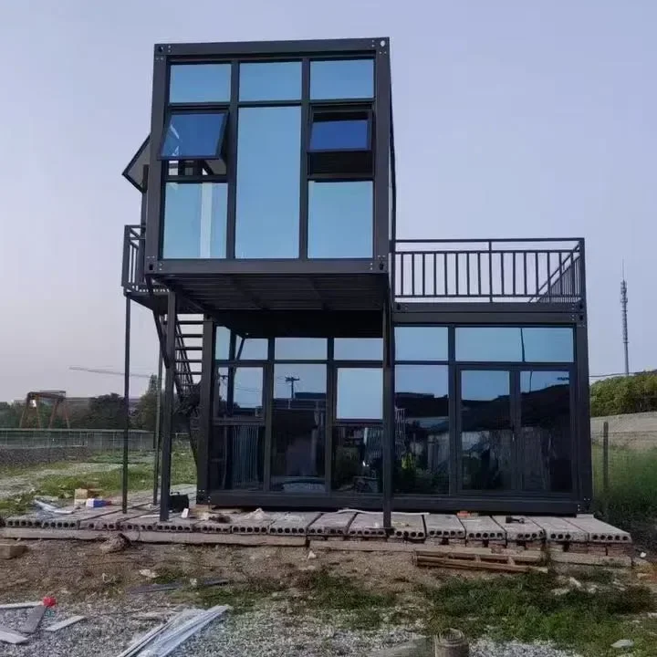 Combined residential container movable board room Double-layer Internet celebrity sun room Mobile shop Modular
