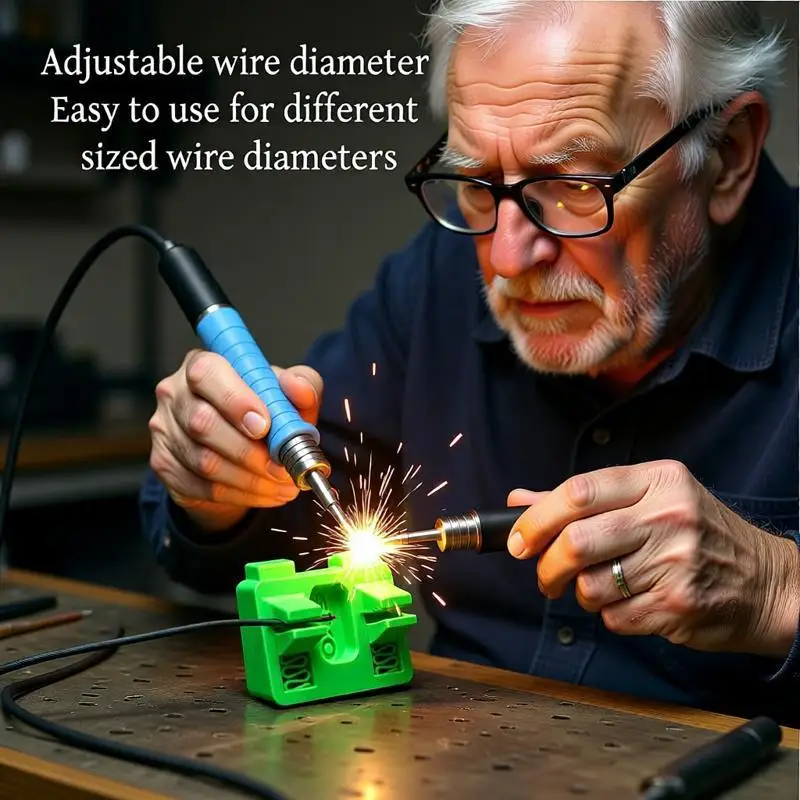 

Держатель паяльной проволоки из АБС-пластика, пружинный механизм, вмещает толстые и тонкие провода для промышленной и домашней электроустановки, зажимной инструмент