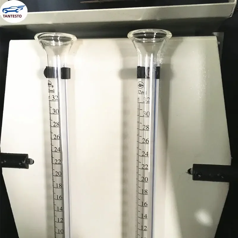 12Pcs 32ml Glass Measuring Cylinder for Diesel Common Rail Test Bench, Pump Repair Kits