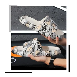 قطعة واحدة لوفي رجالي نعال غير قابلة للانزلاق سميكة قاع لينة رمل راحة نمط Ins Style عارضة أزياء أحذية داخلية هدية أعلى 10 مبيعات Luffy Cosplay شبشب - No2