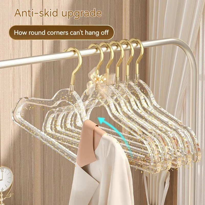Acrylic Hanger Home Clothes Non-slip Trouser Rack Drying Coat Suit Space Saving Hanger Rack Wardrobe Storage Organization - view 5