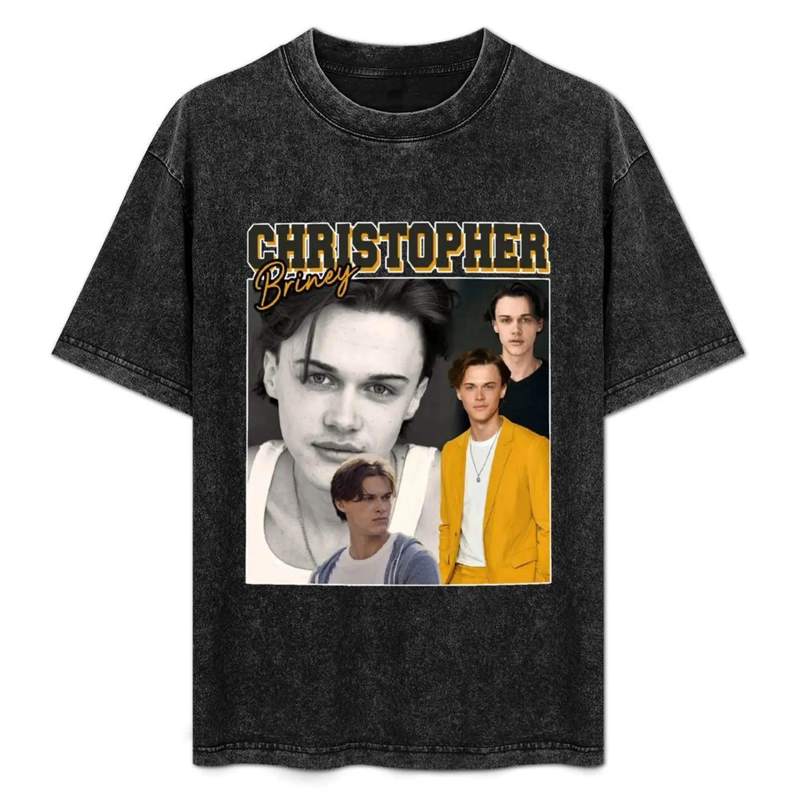 

Christopher Briney Vintage T-Shirt Performance Workout Short Sleeve Tee