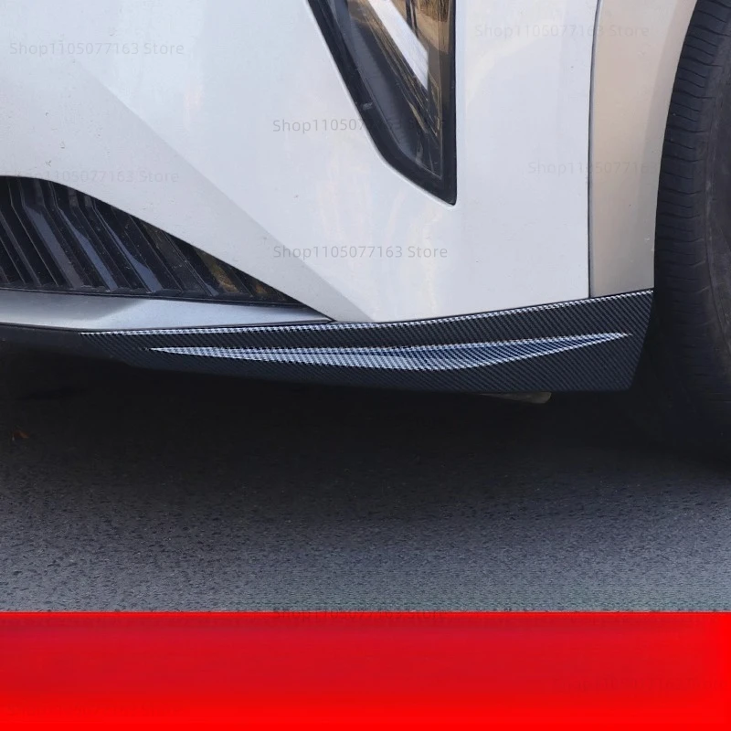 Front Bumper Side Corner Protector Sticker Trims ABS Front Bumper Corner Strip FOR AION Y Plus/Y Younger Exterior Accessories