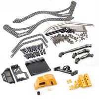 RHINORC YUE ONE V2 Carbon Fiber RC Crawler Chassis Kit for Axial Capra 1/10 Portal Axles Lightweight Upgrade Version