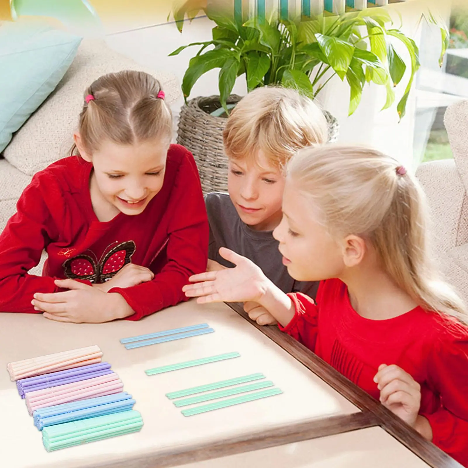 Counting Math Stick 100-Piece Learning Educational Toys Preschool Math Toys Kids Number Sticks For Boys Girls Children Preschool