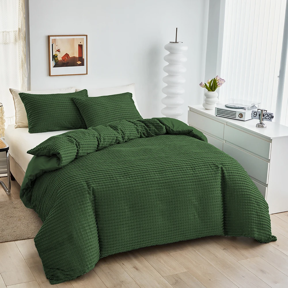 Duvet Cover Bedding Set Twin Full Queen King Size 135x200 Nordic Quilt Cover 240x220 Double Single Velvet Dots Bed Linen 200x200