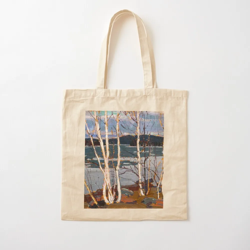 

Tom Thomson - Spring in Algonquin Park Tote Bag Canvas shoulder bag custom bags tote bag university Canvas Tote