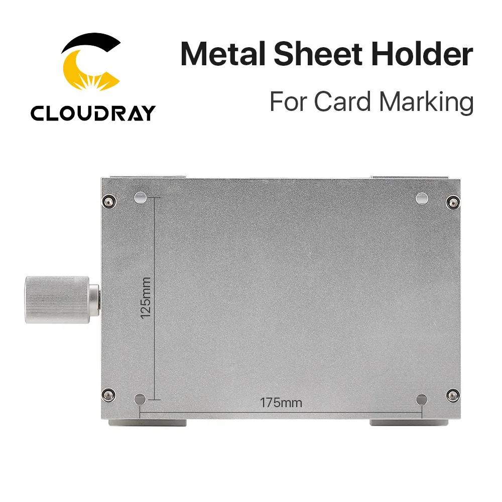 Imagem -04 - Cloudray Fibra Marcação Titular da Folha de Metal Marcação Attechment Fixo Suporte de Metal Fixação para Marcação a Laser Máquina Cartão