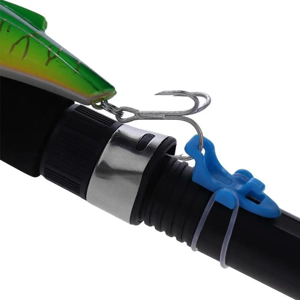 Hot Jig 3 Rubber Rings Lures Holders Safe Hanger Fishing Gear Hook Secure Keepers Portable Accessories Fixed Bait