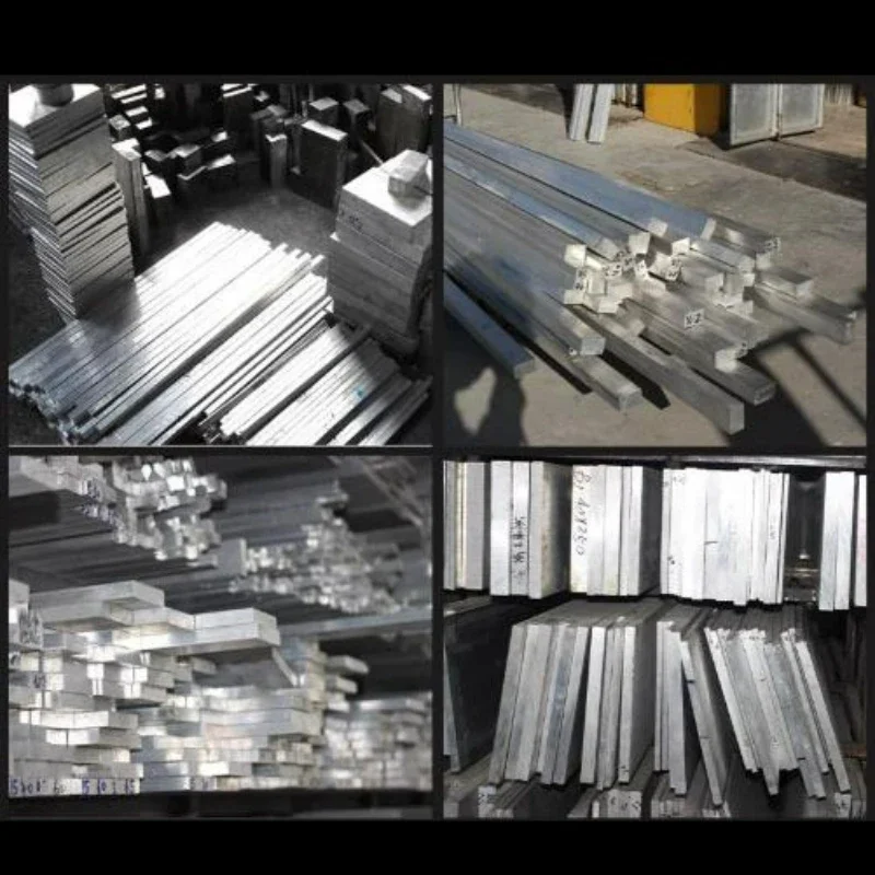 6061 Aluminiumlegierung Flachstange, Vierkantstange, Platte, Blech, Band, Dicke 5-10mm, massives CNC-Material für Industrierahmen – Detail 5