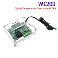 1set Temperature Controller Module XH W1209 LED Display Digital Thermostat Module with Waterproof NTC Probe -50-100℃ 