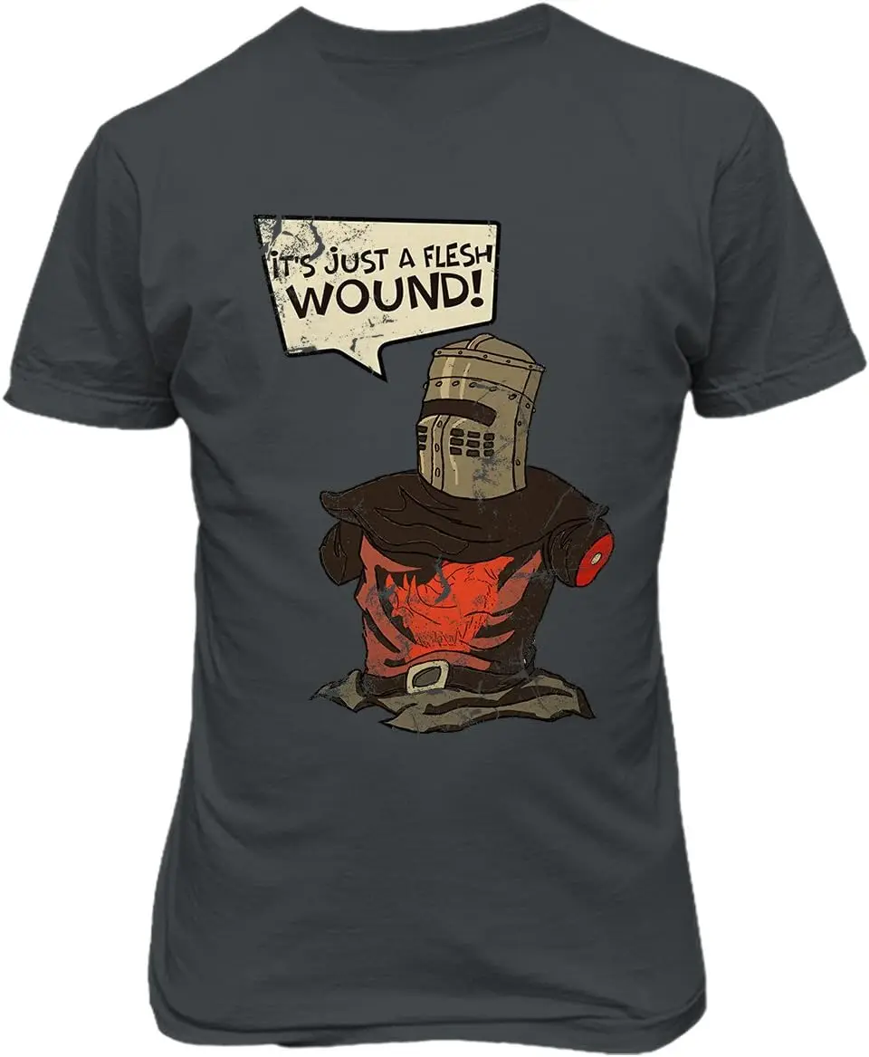 New Graphic Shirt It's Just a Flesh Wound Novelty Tee Python Men's T-Shirt New Fashion Top Tees