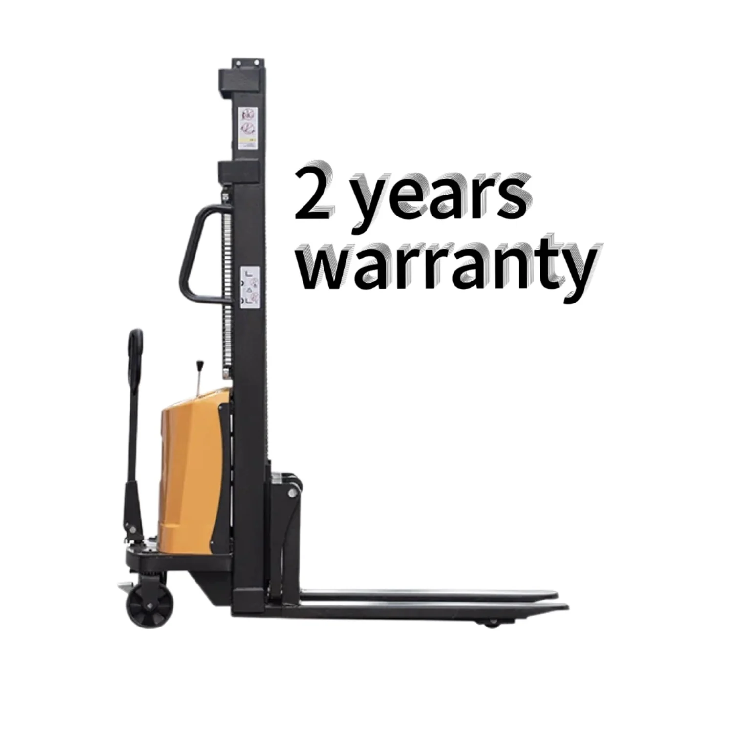 

JG Wholesale 1 Ton 1.5 Ton Semi Electric Forklift Manual Stacker Hand Lifting agv Stacker Small Portable Forklift