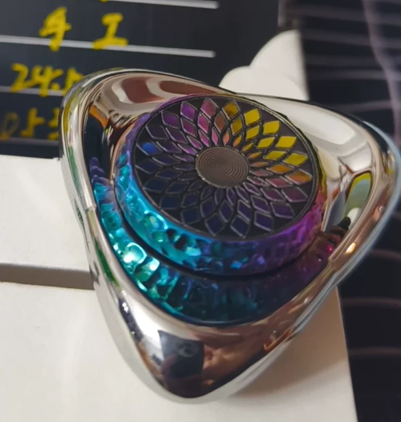 Used EDC TK Titanium Alloy spinner Fingertip gyroscope Decompression toys