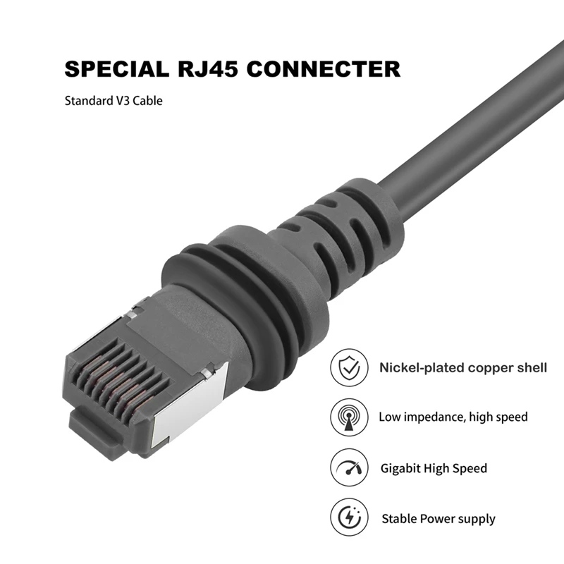 For Starlink Gen 3 Cable, Replacement For Standard V3 Cable ,Ethernet Cable Waterproof