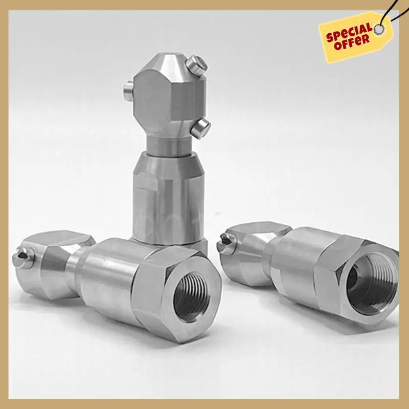 

Classy-6-Point Impact Bottle And Can Cleaning Nozzle, Oil Drum Fully Automatic Cleaning Nozzle, Rotating Spray Can Nozzle Durabl