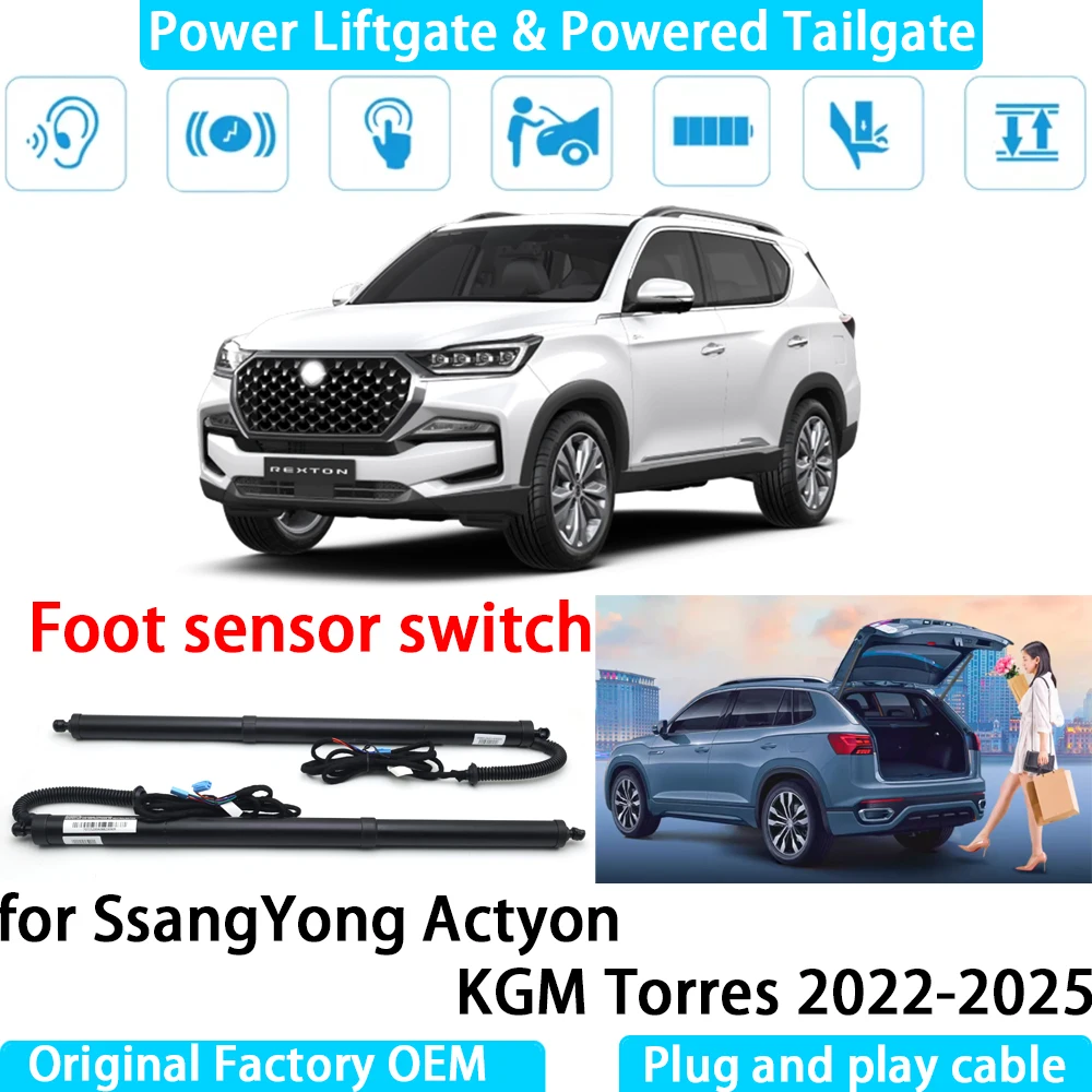 

for SsangYong Actyon KGM Torres 2022-2025 Automatic Electric Power Liftgate Powered Tailgate Strut Tail Gate Lift System