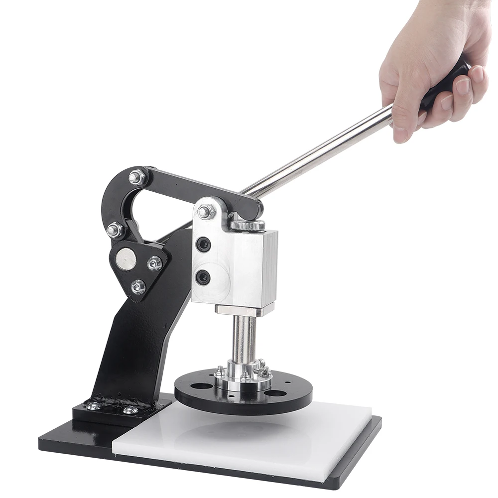 

DIY Faux Leathercraft,Paper,Fabric Projects Leather Cutting Machine - Manual Die Cutter,Leather Embosser Hand Press Mold Tool