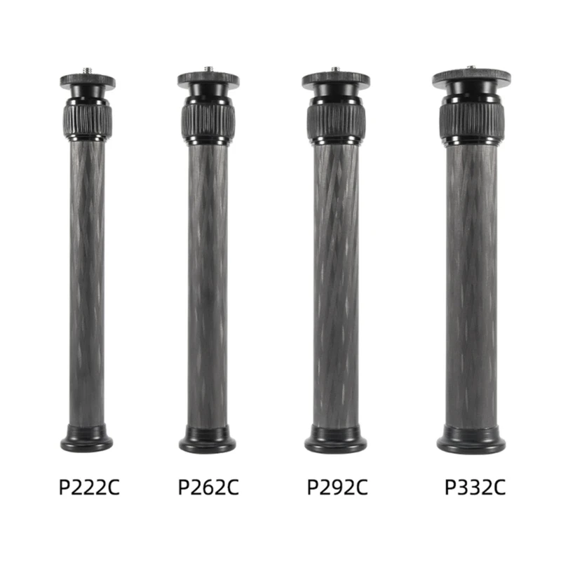 Tripod Extension Center Column Extender 1/4 to 3/8 Screw Thread Pole Rod for Photo Studio Monopod DSLR Camera Microphone