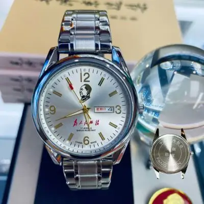 

Serving The People Casual Commemorate Great Men Quartz Men's Watch Top Sport Steel Personality Men Watch AAA Male Clock Relogio