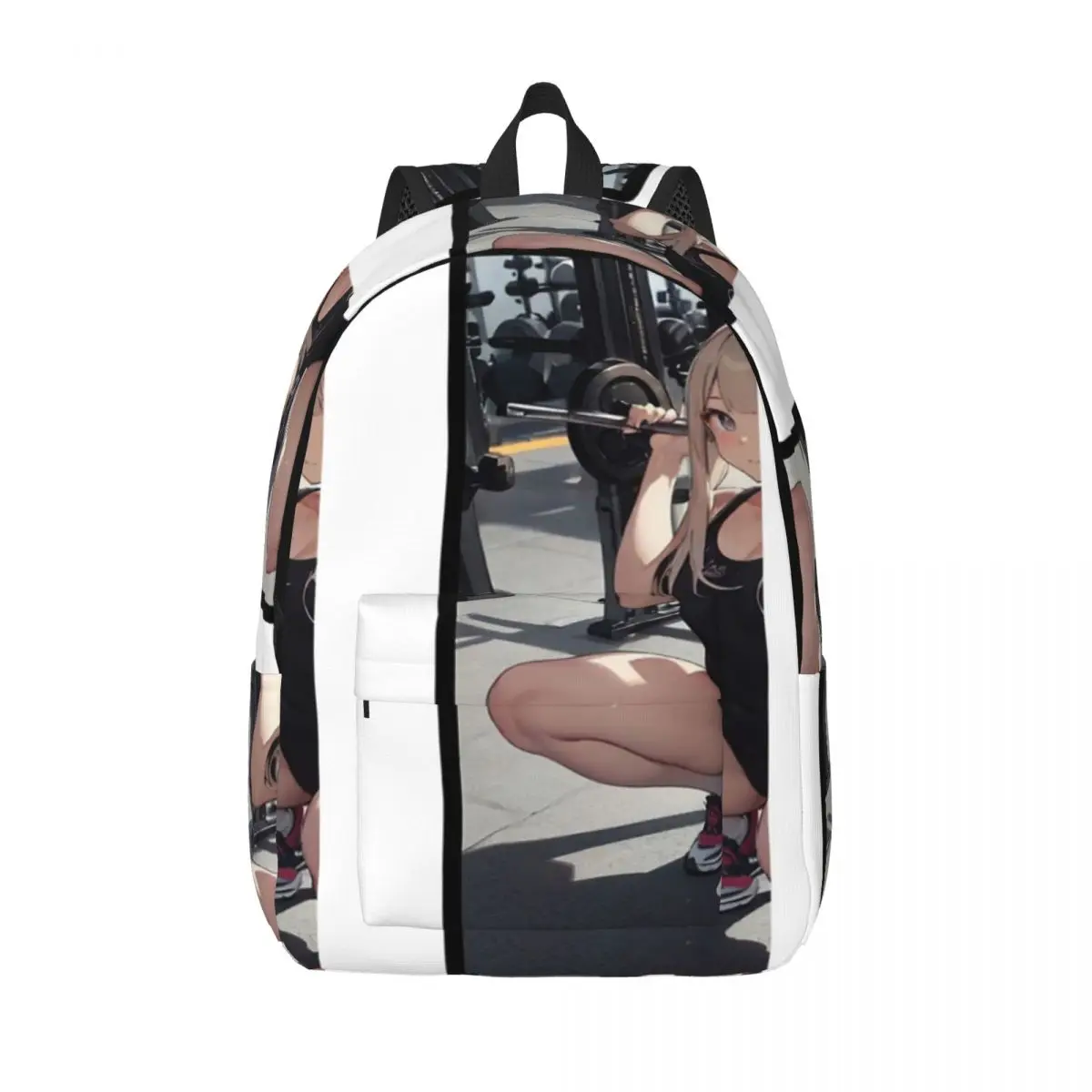 

Аниме Gym Girl Простой и стильный рюкзак Холщовый рюкзак Мужской рюкзак