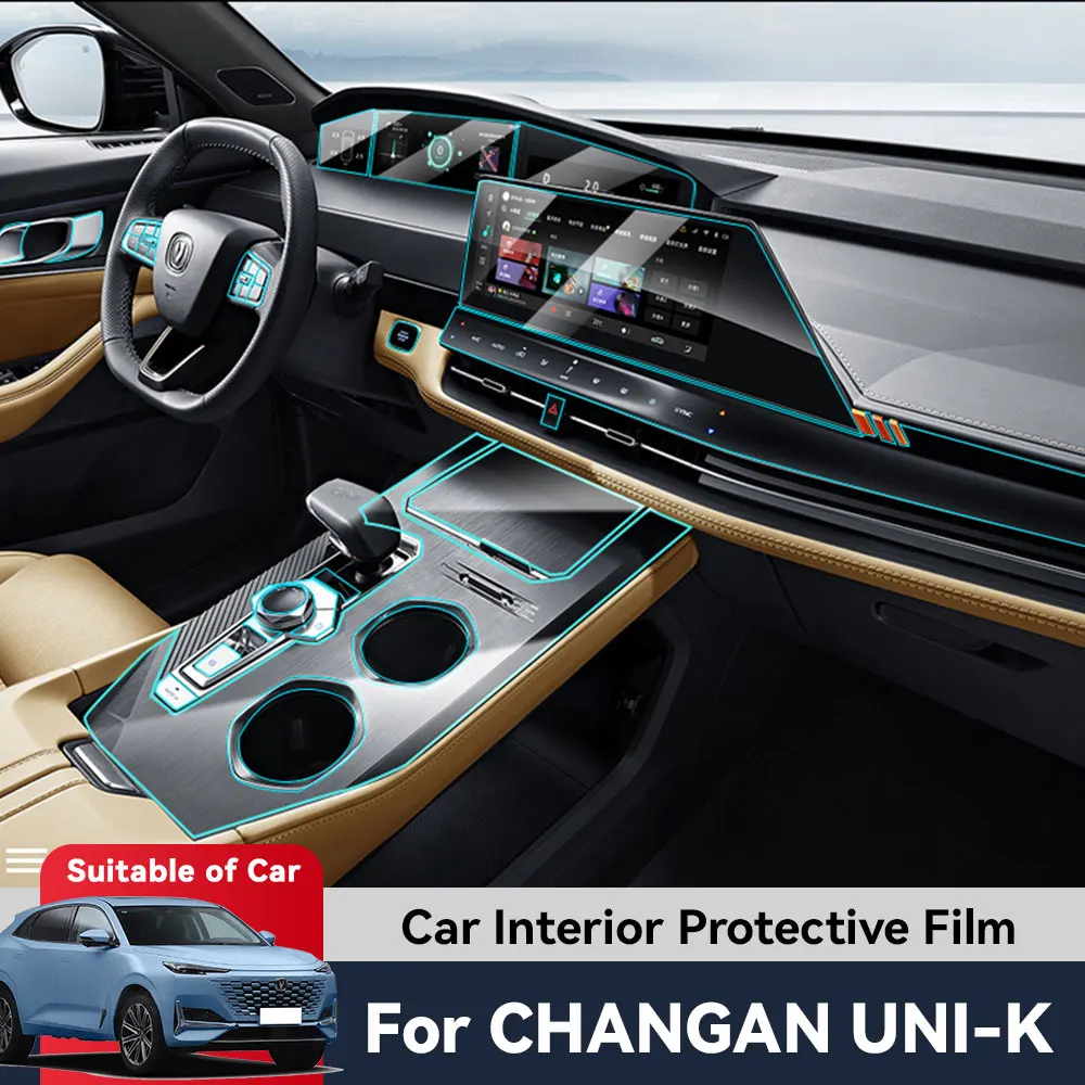 

Auto Central Control Screen TPU Navigation Anti Scratch interior Protection Film GPS Navigation For CHANGAN UNI-K 2023 2024