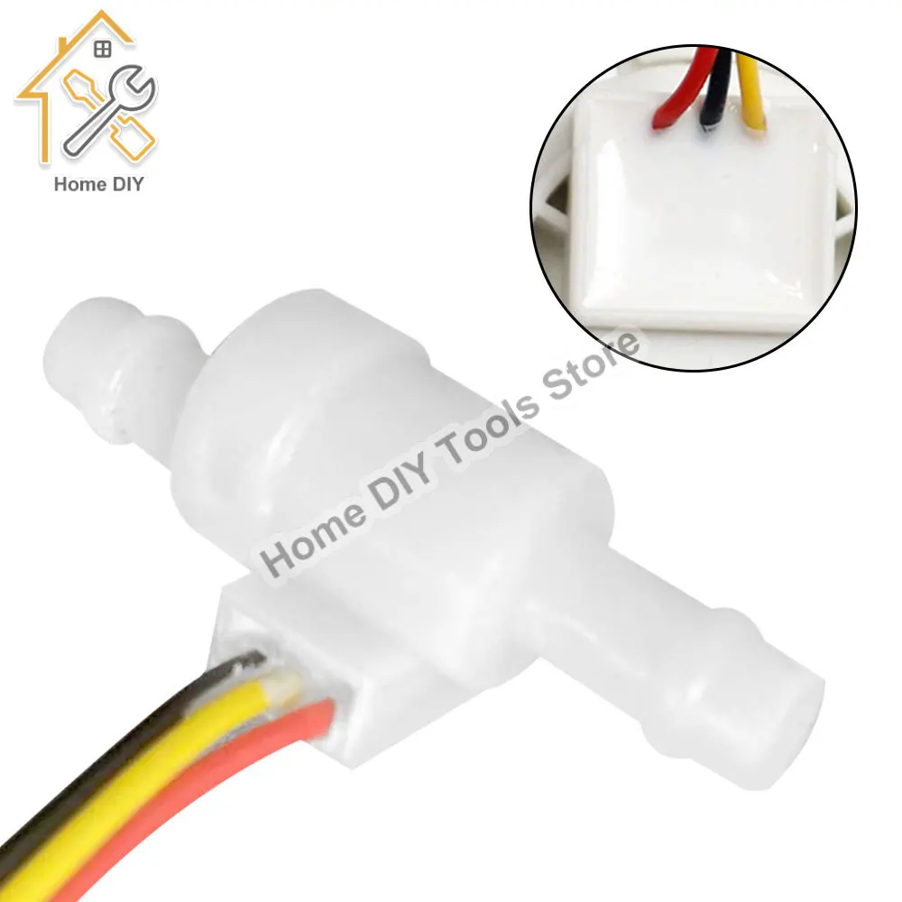 0.05-1.5L/min Mini Water Flow Sensor Switch Hall Effect Liquid Flowmeter Fluidmeter Counter For Coffee Machine